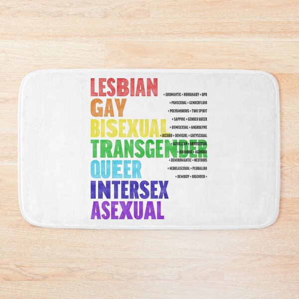 Item preview, LGBTQIA: wood type v3 designed and sold by Skyler Orion X.