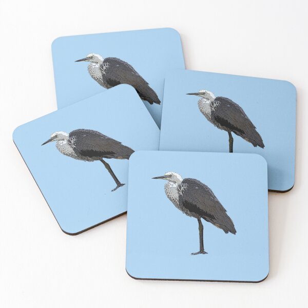 Item preview, Pacific White-necked Heron Color Design designed and sold by designsasstultd.
