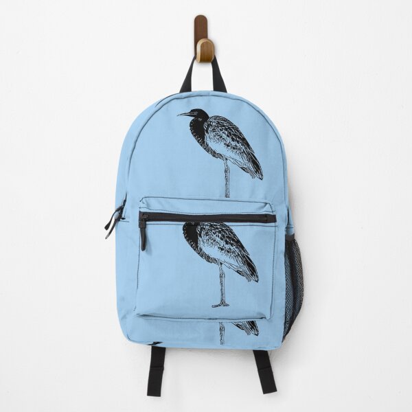 Item preview, Pacific White-necked Heron Black Design designed and sold by designsasstultd.