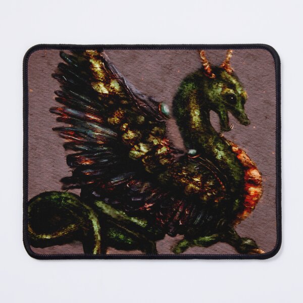 Item preview, Dance of Dragon Fantasy Art Watercolor of Jewel Dragon designed and sold by Monica Laipple.