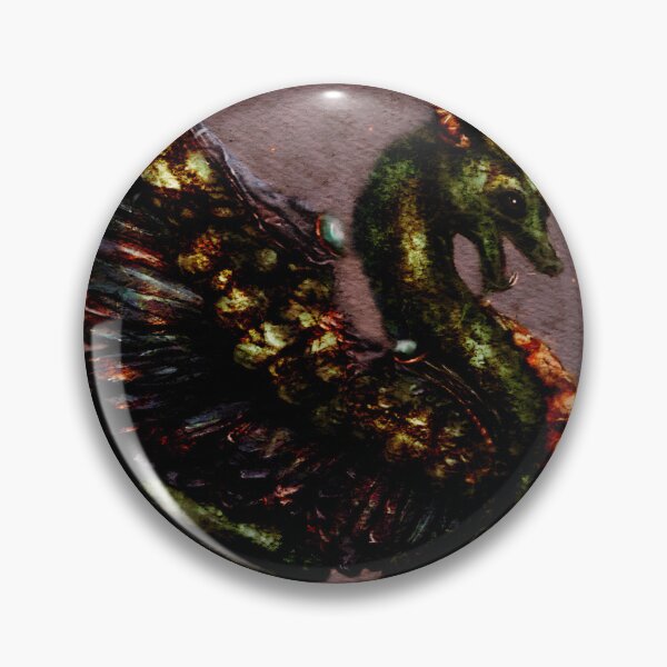 Item preview, Dance of Dragon Fantasy Art Watercolor of Jewel Dragon designed and sold by Monica Laipple.