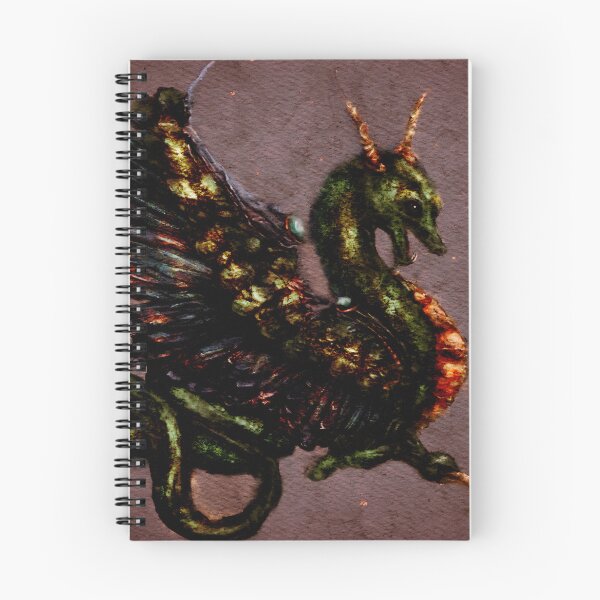 Item preview, Dance of Dragon Fantasy Art Watercolor of Jewel Dragon designed and sold by Monica Laipple.