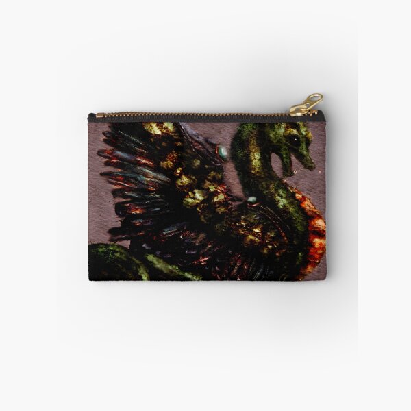 Item preview, Dance of Dragon Fantasy Art Watercolor of Jewel Dragon designed and sold by Monica Laipple.