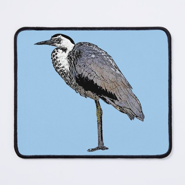 Item preview, Pacific White-necked Heron Black Alternate Design designed and sold by designsasstultd.