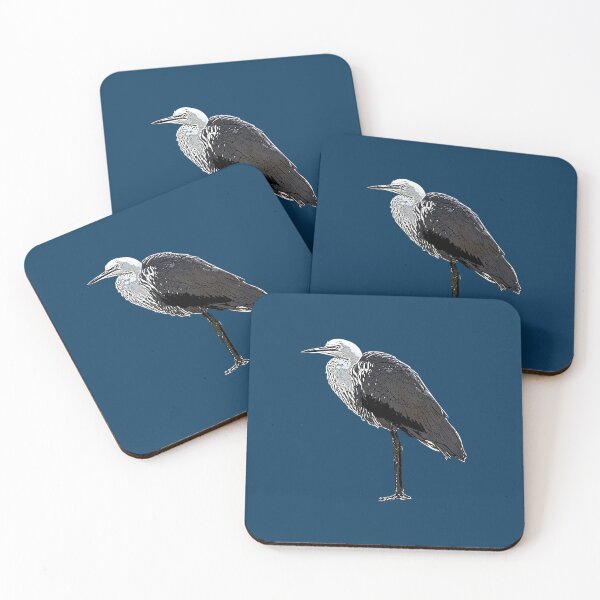 Item preview, Pacific White-necked Heron White Alternate Design designed and sold by designsasstultd.
