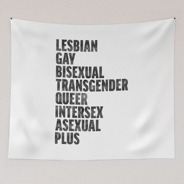 Item preview, LGBTQIA: wood type v6 designed and sold by Skyler Orion X.