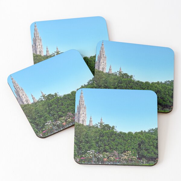 Item preview, Volksgarten and Rathaus tower in the background,Vienna,Austria designed and sold by goceris.