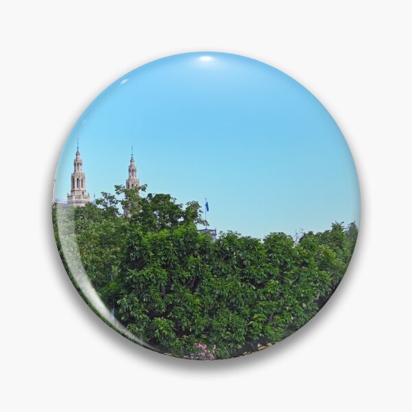Item preview, Volksgarten and Rathaus tower in the background,Vienna,Austria designed and sold by goceris.