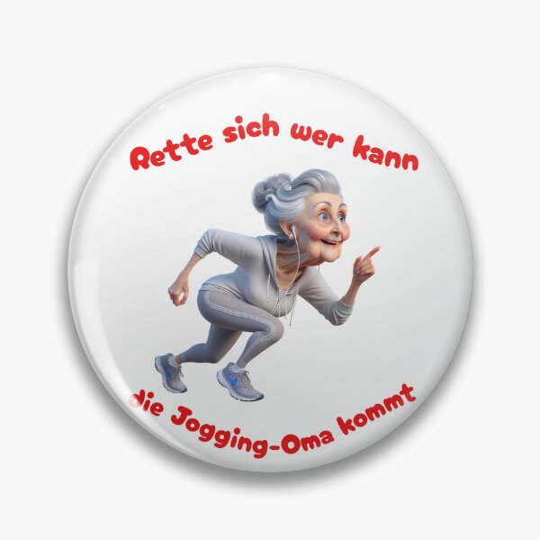 Item preview, The Jogging Grandma designed and sold by HerbertFlenner.
