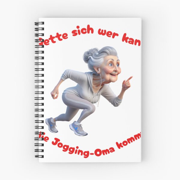 Item preview, The Jogging Grandma designed and sold by HerbertFlenner.