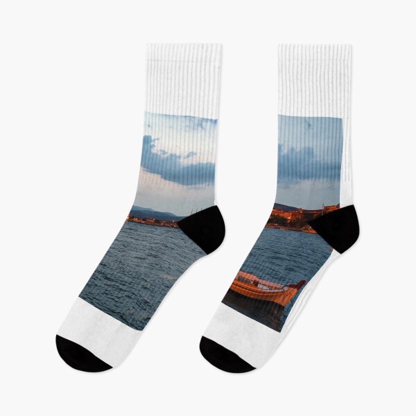 Item preview, Sunset sky Nafplio, Peloponnese, Greece designed and sold by goceris.