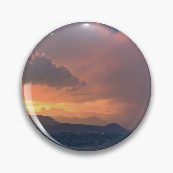 Item preview, Sunset over Bourtzi water fortress in Nafplio, Peloponnese, Greece designed and sold by goceris.