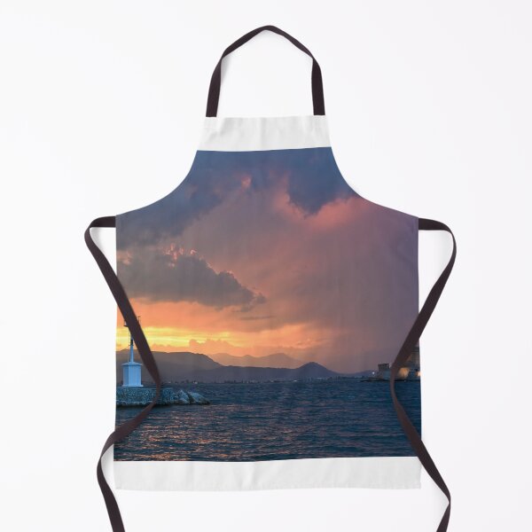 Item preview, Sunset over Bourtzi water fortress in Nafplio, Peloponnese, Greece designed and sold by goceris.
