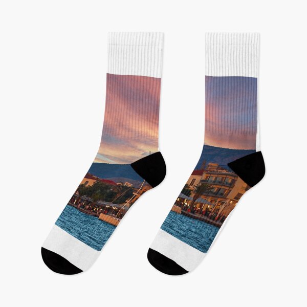 Item preview, Sunset evening in Nafplio, Peloponnese, Greece designed and sold by goceris.