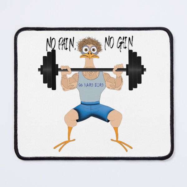 Item preview, Strong bird lifts weights designed and sold by Neborovski.