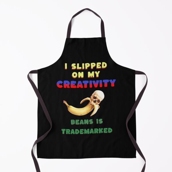 Item preview, I Slipped on My Creativity... BEANS IS TRADEMARKED" Skull and Banana Skin T-Shirt designed and sold by OwlWorks.