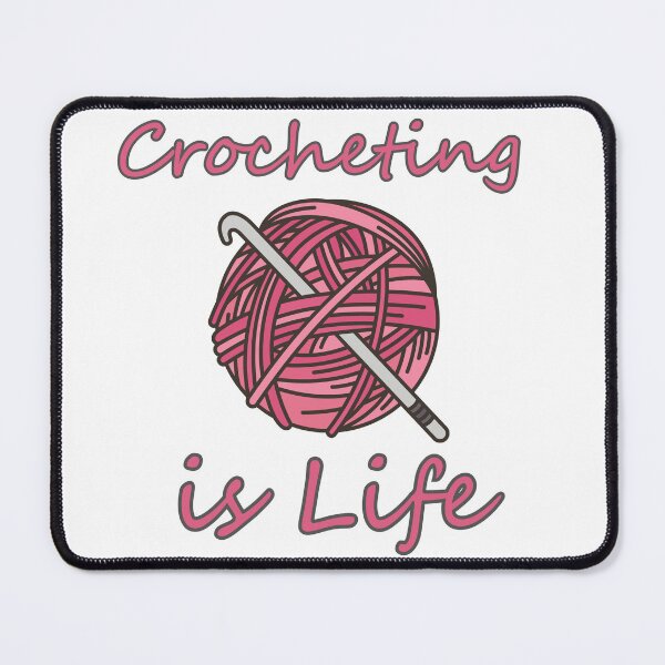Item preview, Crocheting is Life Pink Yarn designed and sold by GiftsByMichele.