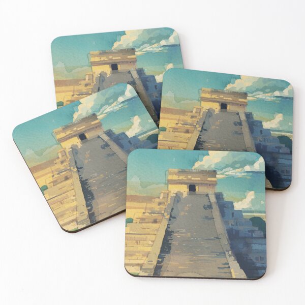 Item preview, Chichen Itza Mayan Pyramid Yukatan Mexico designed and sold by TheJoeyStudio.