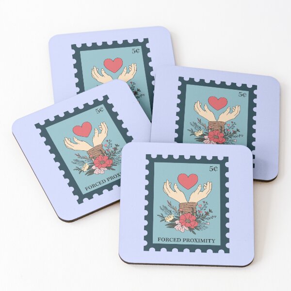 Item preview, Stamp Forced Proximity Romance Book Club Book Trope Bookish  designed and sold by BookWishEra.