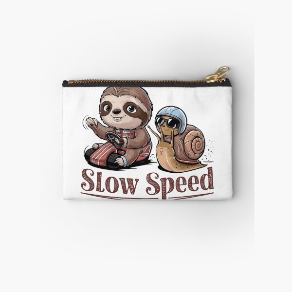 Item preview, Sloth and Snail Love Slow Speed designed and sold by jinmommyonline.