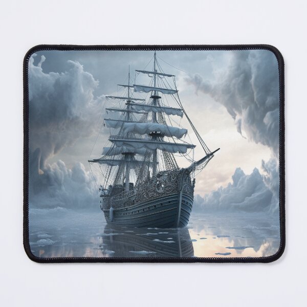 Item preview, Frozen Voyage: Ship's Solitude on Ice designed and sold by Christian Weiss.
