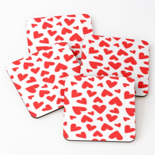 Item preview, Hearts on white background  designed and sold by Starfox120.