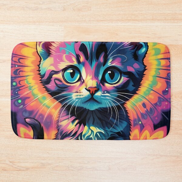 Item preview, Psychedelic Kitty designed and sold by ChimericCreate.