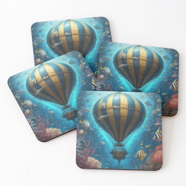 Item preview, Surreal Hot Air Balloon Ride designed and sold by BestArtByArvind.
