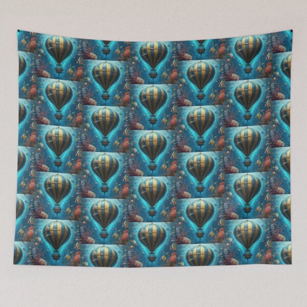 Item preview, Surreal Hot Air Balloon Ride designed and sold by BestArtByArvind.