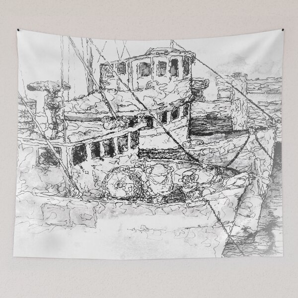 Item preview, dock 1 FH BW designed and sold by Gerardo Segismundo.
