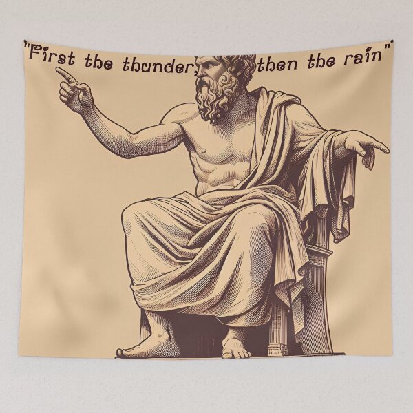 Item preview, "First the thunder, then the rain" designed and sold by aleksandr13.