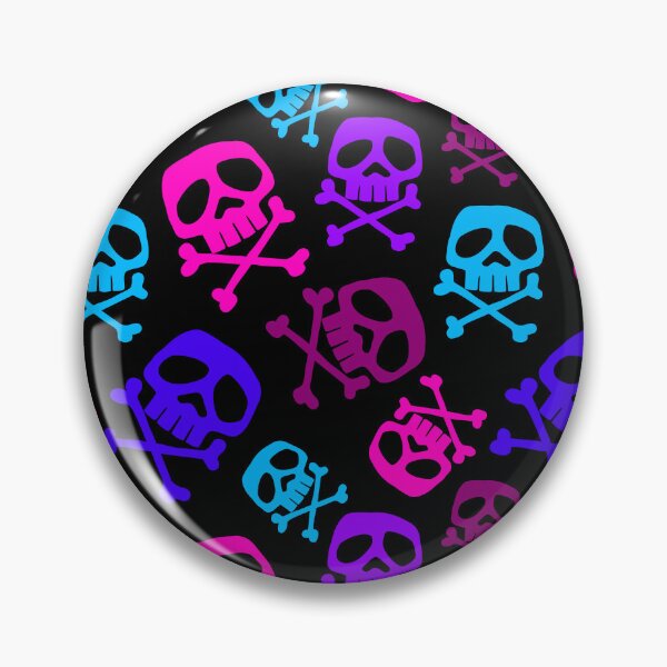 Item preview, Old School Punk Rock Skull Pattern: Vaporwave BLACK designed and sold by muskitt.