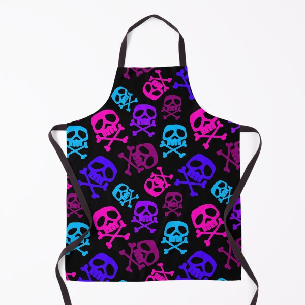Item preview, Old School Punk Rock Skull Pattern: Vaporwave BLACK designed and sold by muskitt.