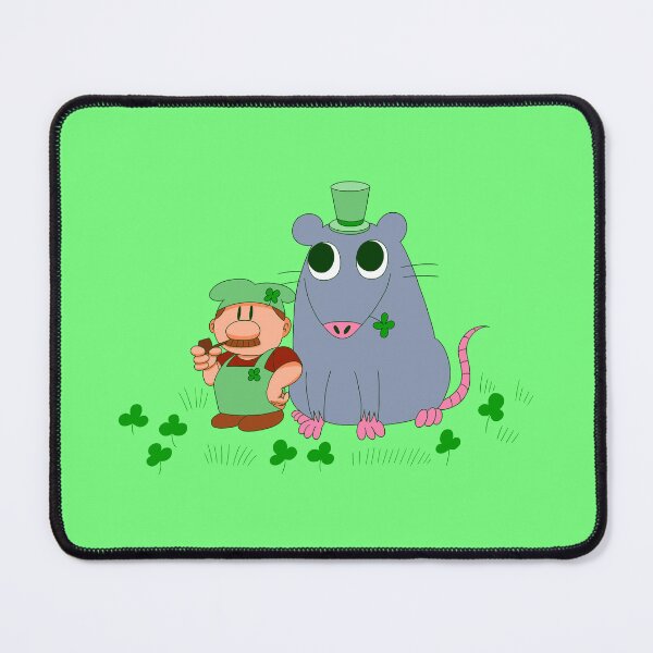 Item preview, Gustavo and Brick in green (St. Patrick's Day) designed and sold by LAHTheAntihero.
