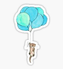 Baby sea otter sticker Sticker