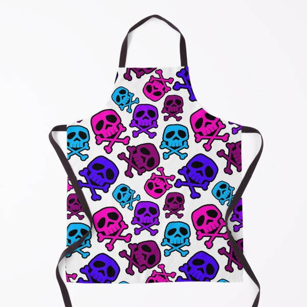 Item preview, Old School Punk Rock Skull Pattern: Vaporwave WHITE designed and sold by muskitt.
