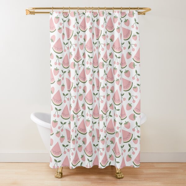 Item preview, Watermelon, cherries and strawberries - pink on white, by Cecca Designs designed and sold by Cecca-Designs.