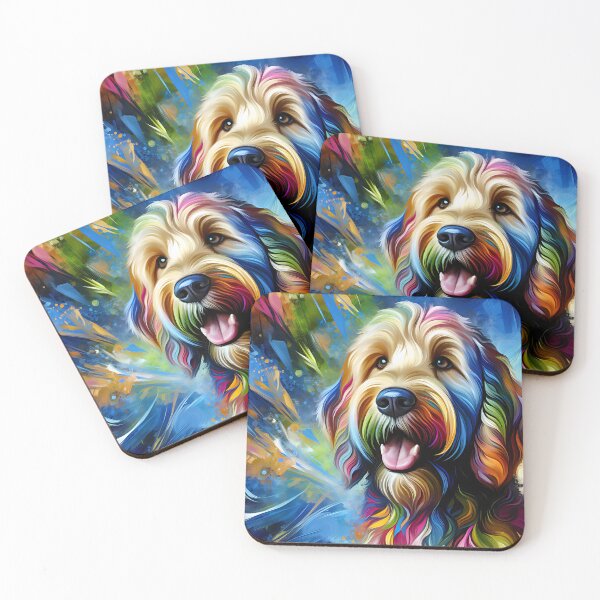 Item preview, Labradoodle Dog Acrylic Print Doggo Portrait Pet Lovers designed and sold by Puppy Puzzles Plus.