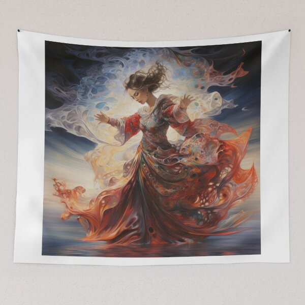 Item preview, Dancing Colors: A Waltz of Consciousness on the Canvas of Resplendence designed and sold by Christian Weiss.