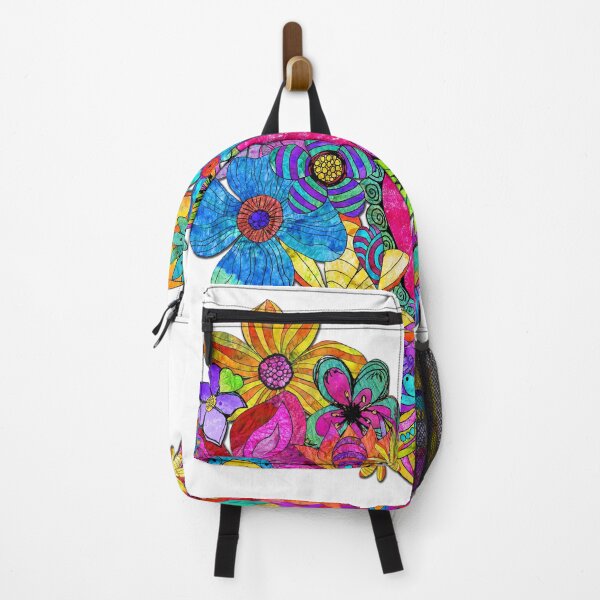 Item preview, Love In Bloom Colorful Flower Botanical Art designed and sold by Sharon Cummings Art.