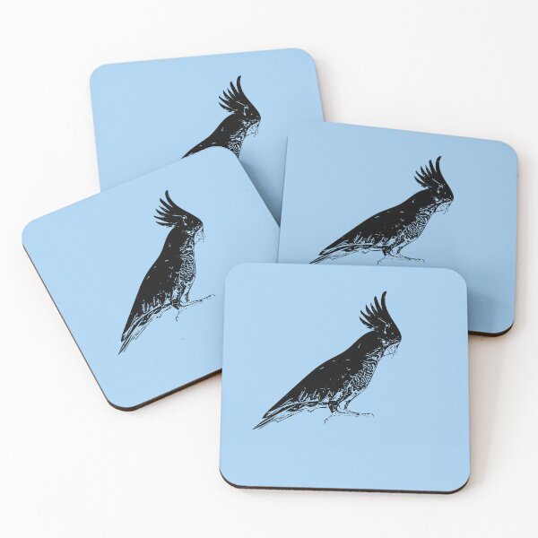 Item preview, Sulphur-crested Cockatoo Black Design  designed and sold by designsasstultd.