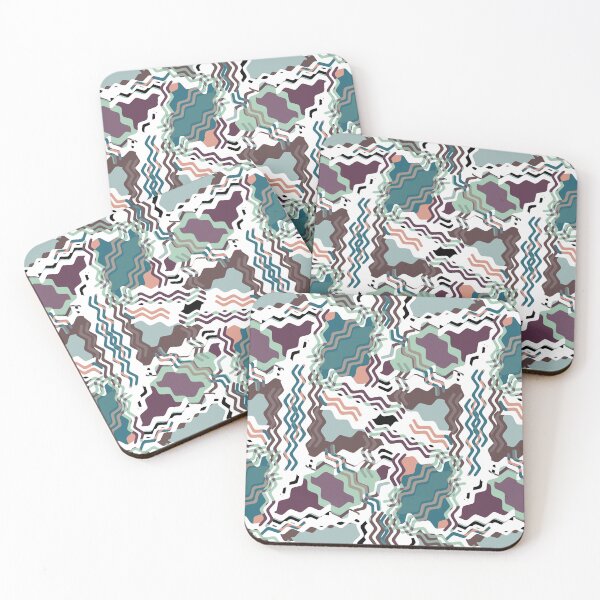 Item preview, Teal Fashion Abstract Pattern Seamless Repeat designed and sold by Sharon Schwalbe.