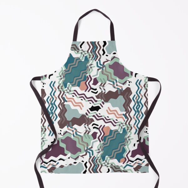 Item preview, Teal Fashion Abstract Pattern Seamless Repeat designed and sold by Sharon Schwalbe.