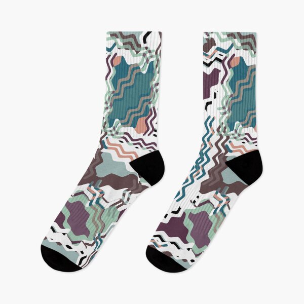 Item preview, Teal Fashion Abstract Pattern Seamless Repeat designed and sold by Sharon Schwalbe.