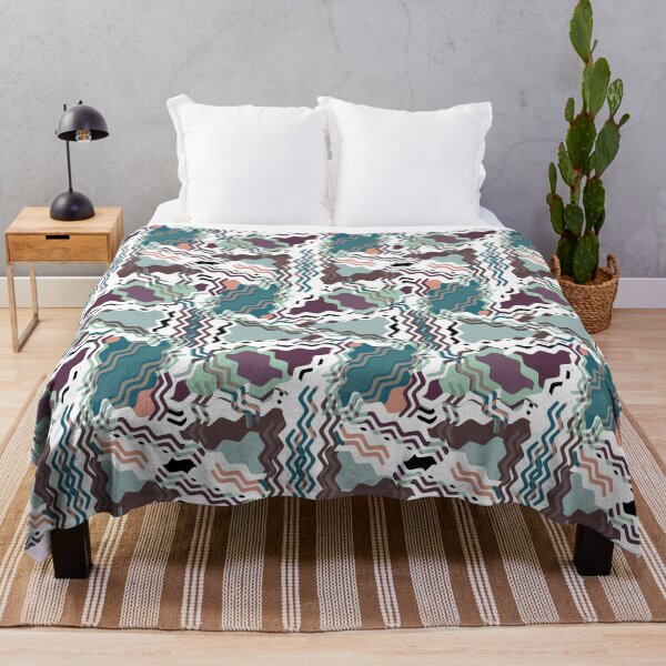 Item preview, Teal Fashion Abstract Pattern Seamless Repeat designed and sold by Sharon Schwalbe.