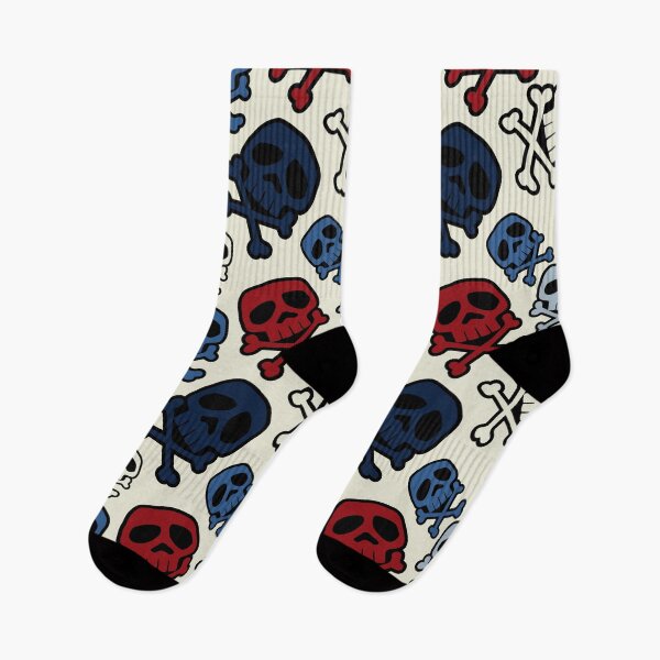 Item preview,  Old School Punk Rock Skull Pattern: Patriotic designed and sold by muskitt.