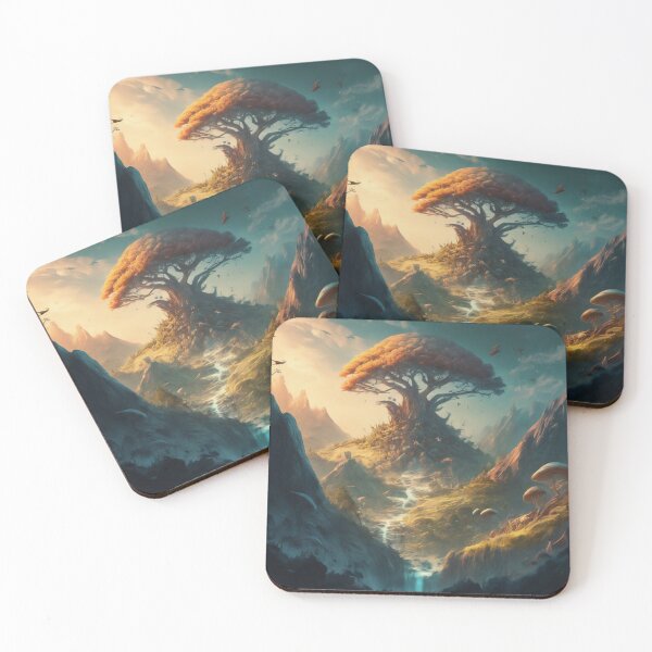 Item preview, Lonely Tree in the Valley designed and sold by BestArtByArvind.
