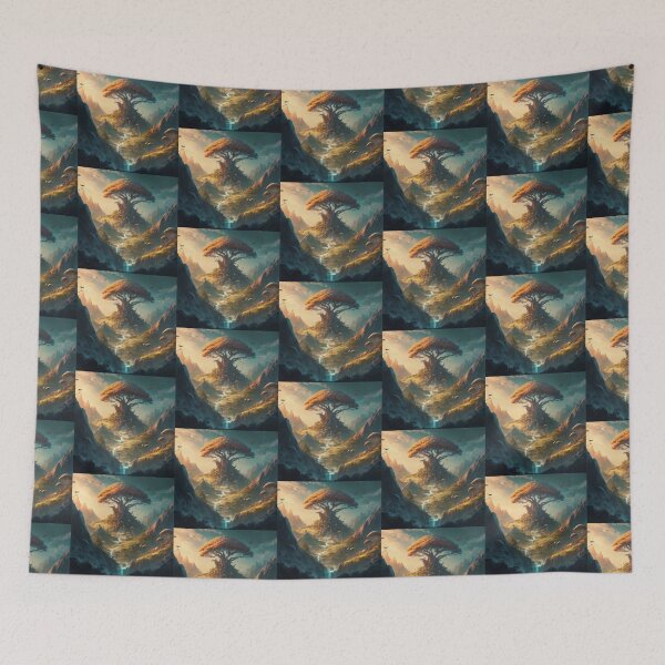 Item preview, Lonely Tree in the Valley designed and sold by BestArtByArvind.