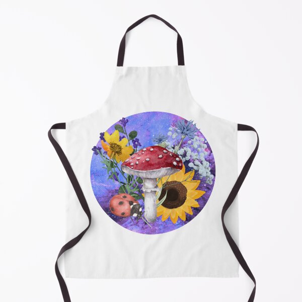 Item preview, Fly Agaric Amanita Muscaria ladybird and Sunflower designed and sold by WildWoodlandWitch.