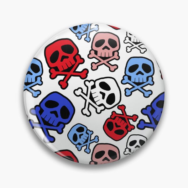Item preview, Old School Punk Rock Skull Pattern: Patriotic 2 designed and sold by muskitt.